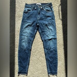 KanCan Women's Dark Blue Skinny Jeans